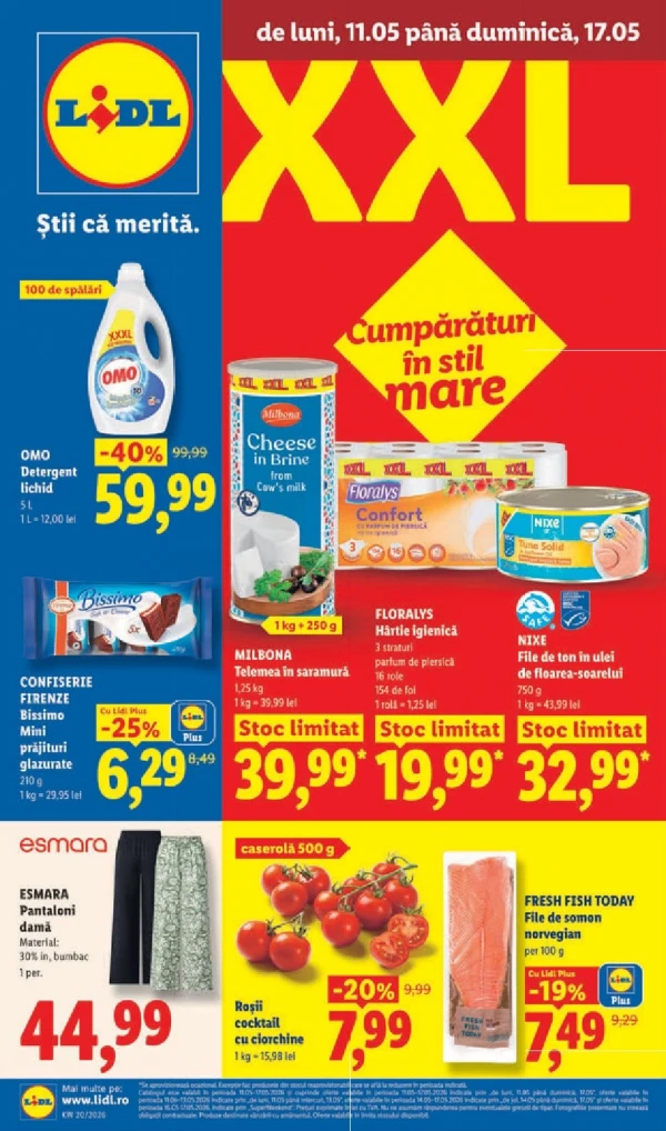 Каталог Lidl - Каталог скидок, страница 1: скидки и акции 11 - 17 мая 2026