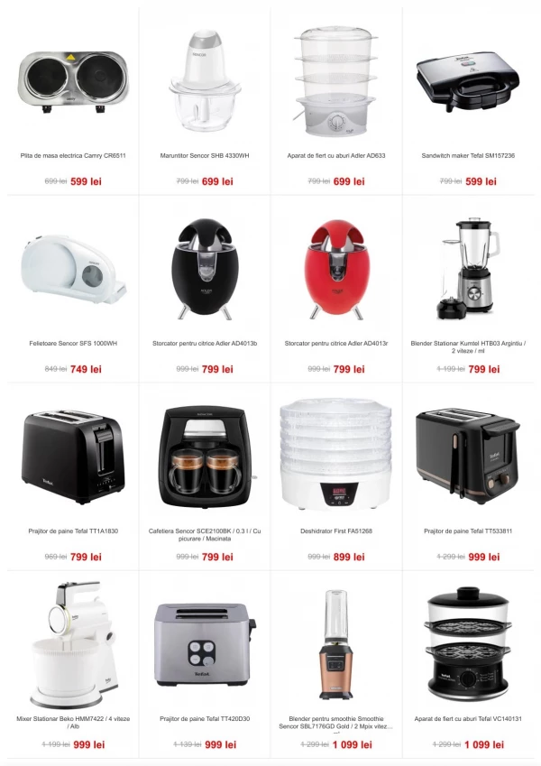 Catalog Bomba - Reduceri de sărbători de până la -40% la electrocasnice mici, pagina 3: reduceri și oferte 01 - 31 mai 2026