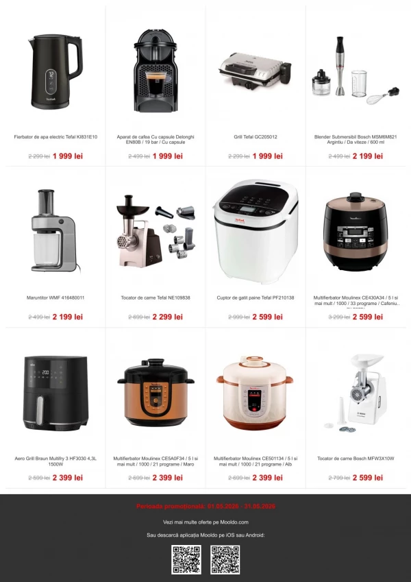 Catalog Bomba - Reduceri de sărbători de până la -40% la electrocasnice mici, pagina 6: reduceri și oferte 01 - 31 mai 2026