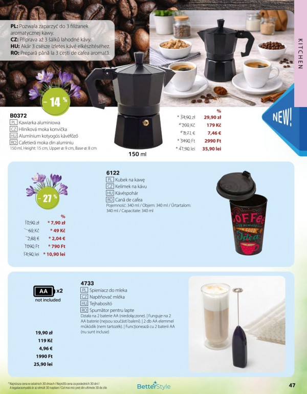 Catalog Betterstyle - Catalogul cu reduceri, pagina 47: reduceri și oferte 01 - 30 aprilie 2026