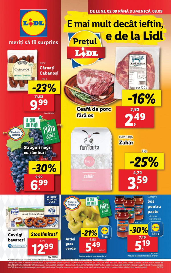 Lidl catalog cu reduceri