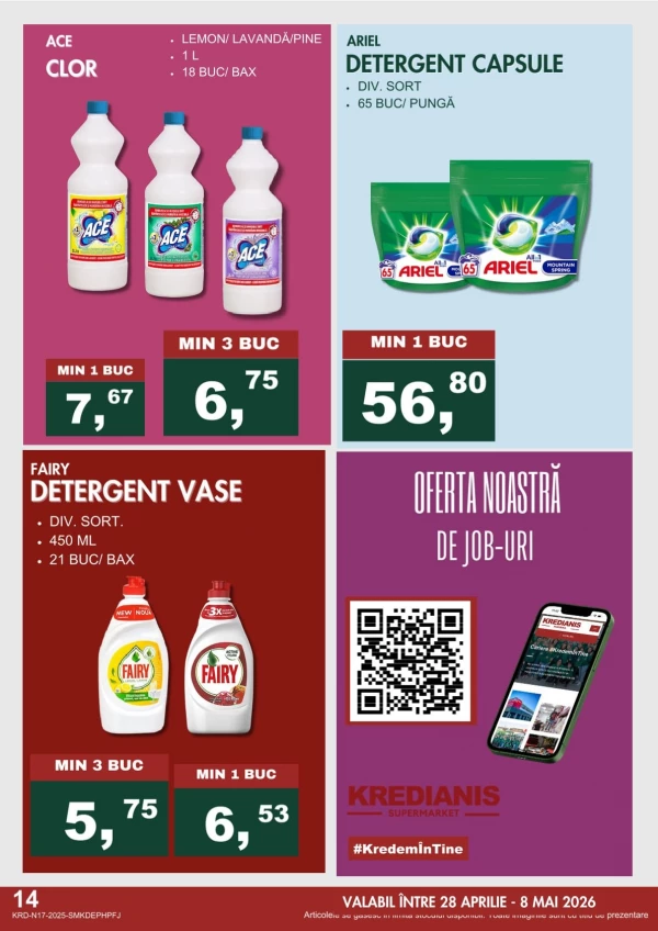 Catalog Kredianis - Catalogul cu reduceri, pagina 15: reduceri și oferte 24 aprilie - 08 mai 2026