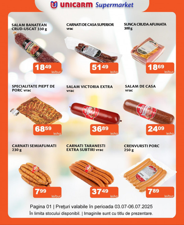 Unicarm Supermarket catalog cu reduceri