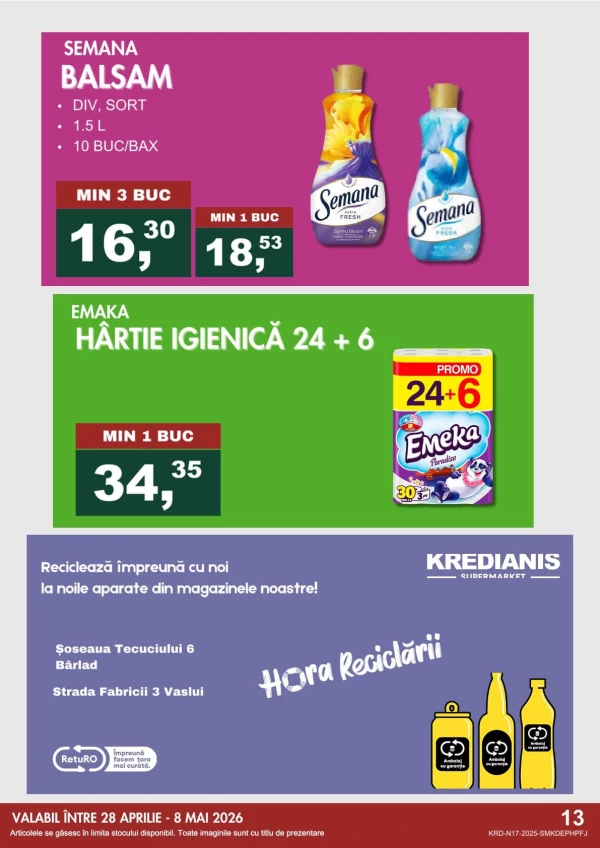 Catalog Kredianis - Catalogul cu reduceri, pagina 14: reduceri și oferte 24 aprilie - 08 mai 2026